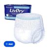 Image 1 : Lot of 2 LivDry Protective Underwear Overnight Small 18 Pack