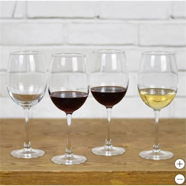 18 Wine Glasses, 16 oz, Dishwasher Safe