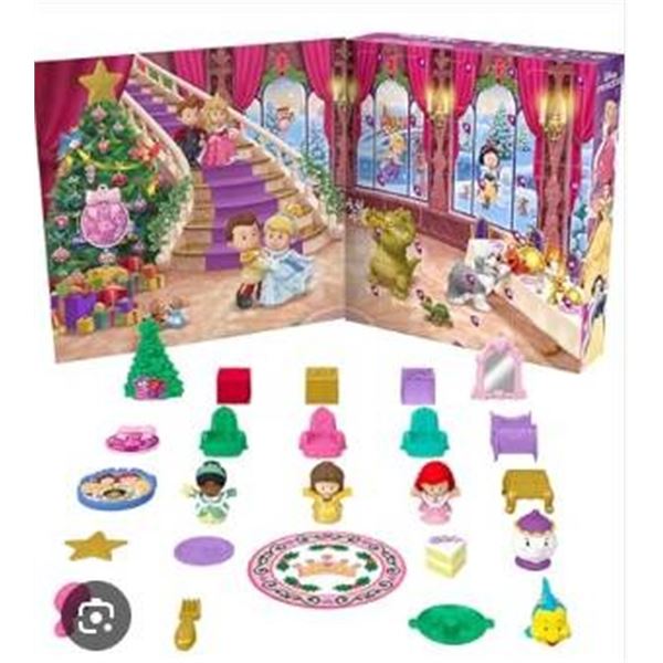 Fisher-Price Disney Princess Little People Playset with 24 Pieces
