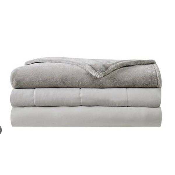 London Fog Supply Company Weighted Blanket with Polyester Cover