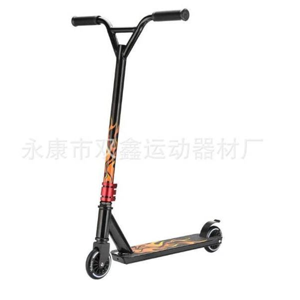 Xinlong Scooter Kids Kick Scooter – Xinlilong Black & Red Flame Design, Professional Scoote