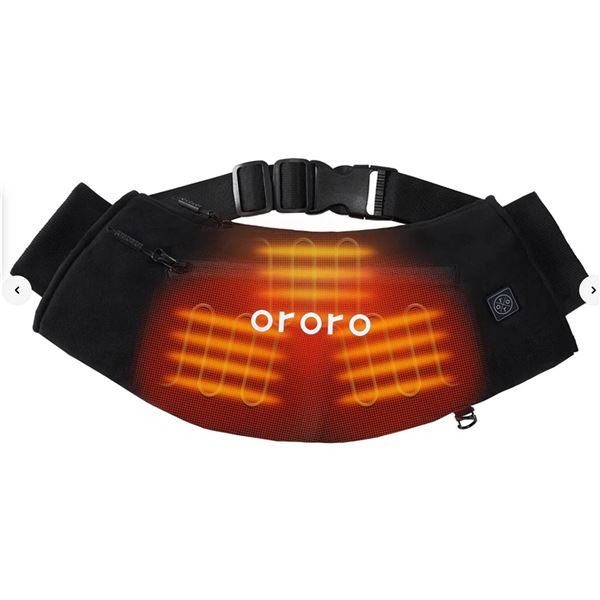 Ororo Heated Hand Warmer in Black with Free Size Option