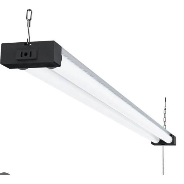 Sunco LED Industrial Shop Light With Pull Chain, 40W, 5000 Lumens