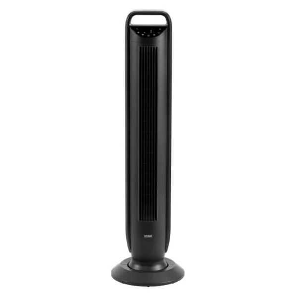 Seville Classics Oscillating Tower Fan with Touch Control and Temperature Sensor