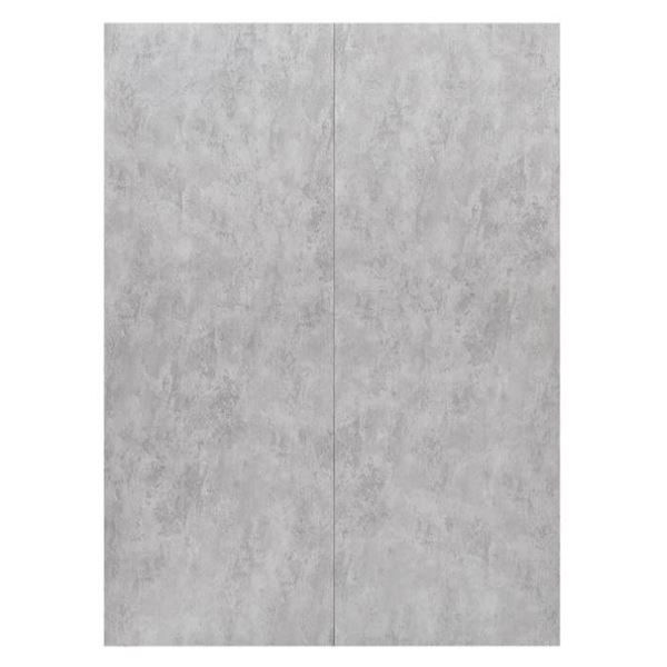 OVE Decors Lotus 60 x 80-in Concrete Grey Finish Shower Panel