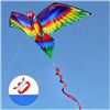 Image 1 : Supersized Nylon 3-D Kite with 78-Inch Wingspan Featuring Parrot Design **May Vary From Stock Photo*