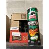 Image 2 : Pringles Scorchin’ Sour Cream & Onion Chips 156g – Lot of 14