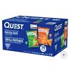 Image 1 : Quest Tortilla Style Protein Chips, Nacho Cheese & Chili Lime Flavours, 14 × 32 g