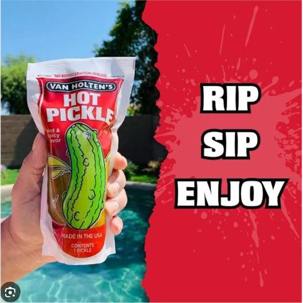 Van Holten’s Hot Pickle In-A-Pouch, 12 x 225 ml Units