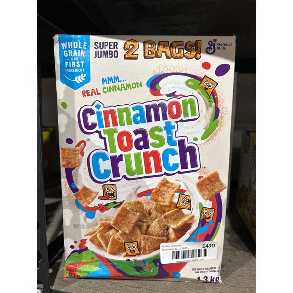 Cinnamon Toast Crunch Cereal Super Jumbo 1.3 kg, General Mills