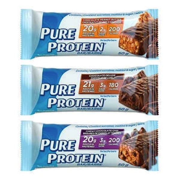 Pure Protein Variety Pack, 18 Bars, 50 g Each