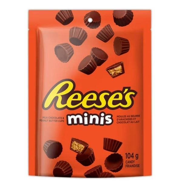 Reese’s Minis 8 Bags of 104g Each
