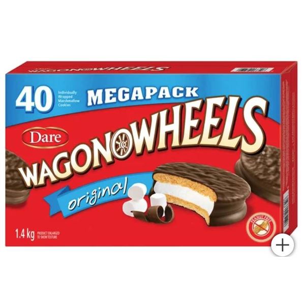 Dare Wagon Wheels MegaPack 40 Individually Wrapped Cookies