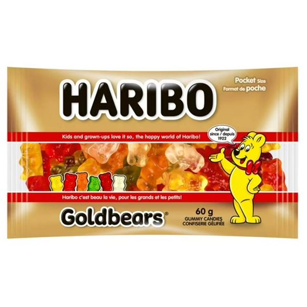 Haribo Goldbears Gummy Candies Pack – 60g Each (Lot of 13)