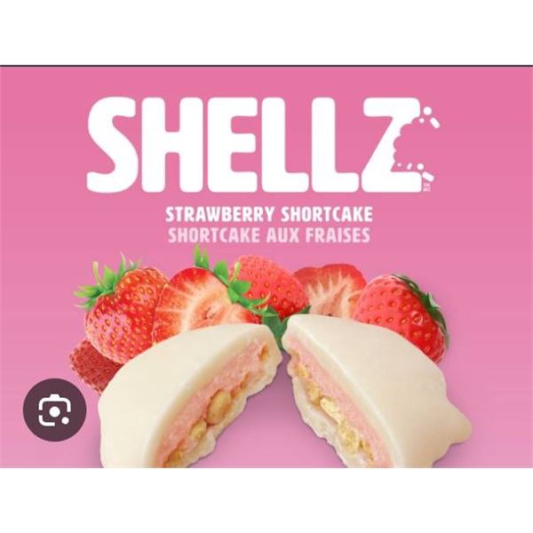 Nosugar Company Shellz Strawberry Shortcake 570g Approx 30 Pieces