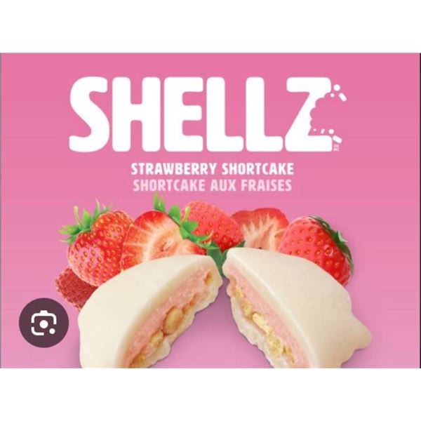Nosugar Company Shellz Strawberry Shortcake 570g Approx 30 Pieces