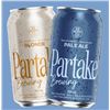 Image 1 : Partake Brewing Non-Alcoholic Beer Assorted: Pale Ale and Blonde (24 x 355 mL Each)