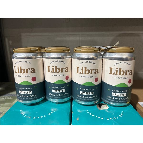 Libra Craft Beer Non-Alcoholic Mixed Lot Cherry Sour and Pale Ale 24 x 355ml