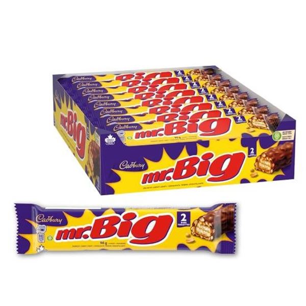 Cadbury Mr. Big Bars 24 x 90g Multi-Pack