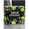 Image 2 : Origin Organic Lime Sparkling Water, 12 x 355 ml Cans