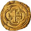 Image 2 : SPAIN, Toledo, gold cob 2 escudos, Philip II, assayer M above mintmark T to left, denomination II to