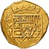 Image 1 : MEXICO, Mexico City, gold cob 2 escudos, 1715 J, rare, NGC AU 58 (1715 Fleet Shipwreck Label), ex-17