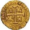 Image 2 : PERU, Lima, gold cob 8 escudos, 1709 M, legend ending in HISPANIA, rare, NGC MS 62 (1715 Fleet Shipw