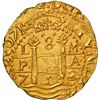 Image 1 : PERU, Lima, gold cob 8 escudos, 1712 M, flipover double-strike, NGC MS 64 (1715 Fleet Shipwreck Labe