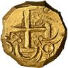 Image 2 : COLOMBIA, Bogotá, gold cob 2 escudos, Charles II posthumous, no assayer (Arce), NGC MS 65 (1715 Flee