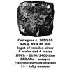 Image 2 : Small silver ingot (square) made in Cartagena from melted coins, 926 grams, marked with fineness IIU