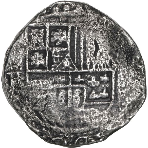 BOLIVIA, Potosí, cob 8 reales, Philip IV, assayer TR (late 1630s).
