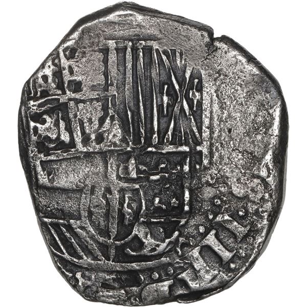 BOLIVIA, Potosí, cob 4 reales, Philip IV, assayer not visible (1630s).