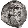 Image 2 : BOLIVIA, Potosí, cob 8 reales, 1652 E, Transitional Type III/A, rare, NGC VF details / saltwater dam
