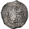 Image 2 : BOLIVIA, Potosí, cob 8 reales, 1654 E, •PH• at top, •8• above cr