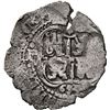 Image 2 : BOLIVIA, Potosí, cob 4 reales, 1653 E, PH at top, •pomegranate• above cross, NGC A