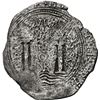 Image 1 : COLOMBIA, Bogotá, cob 8 reales, 1652 PoRAS, rare, NGC VF details / sea salvaged (Shipwreck Blue Labe