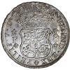 Image 2 : MEXICO, Mexico City, pillar 8 reales, Philip V, 1735 MF, NGC UNC details / saltwater damage, cleaned