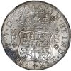 Image 2 : MEXICO, Mexico City, pillar 8 reales, Philip V, 1736 MF, NGC UNC details / saltwater damage, cleaned