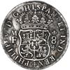 Image 2 : MEXICO, Mexico City, pillar 8 reales, Philip V, 1733 MF, small crown, three mouldings at tops of pil