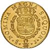 Image 2 : CHILE, Santiago, gold bust 8 escudos, Ferdinand VI, 1751 J, NGC UNC details / cleaned (Shipwreck Blu