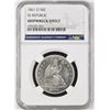 Image 3 : UNITED STATES, New Orleans mint, Seated Liberty half dollar, 1861-O, Louisiana issue (die W-04), NGC