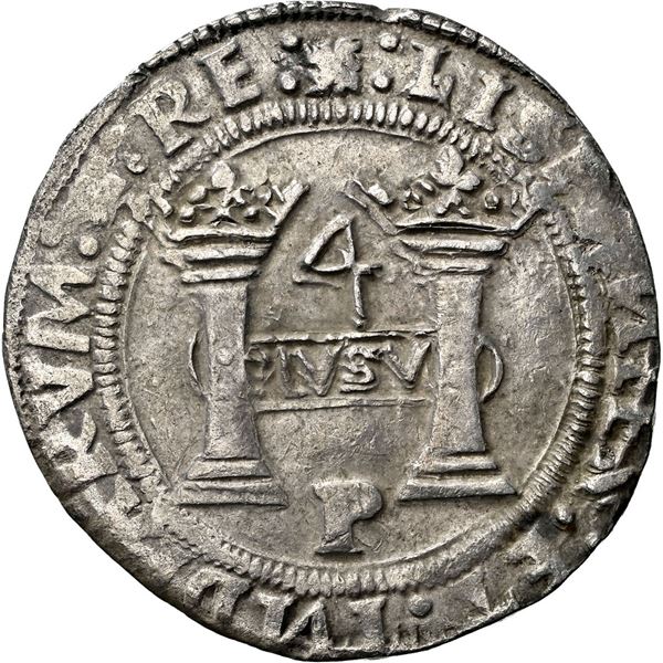 MEXICO, Mexico City, 4 reales, Charles-Joanna, "Early Series," assayer P over Latin R (Rincón) at bo