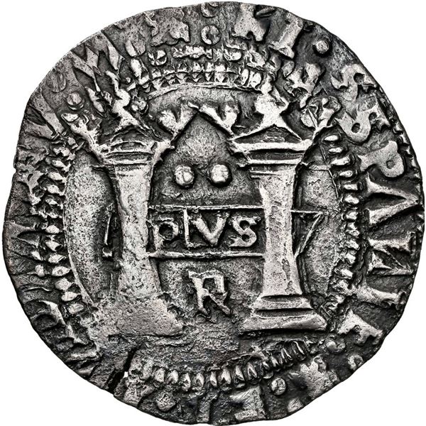 MEXICO, Mexico City, 2 reales, Charles-Joanna, "Early Series," assayer Latin R (Rincón) at bottom be