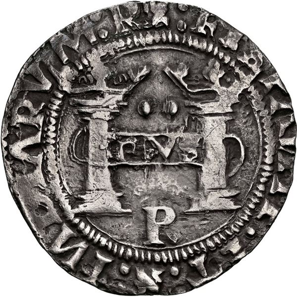 MEXICO, Mexico City, 2 reales, Charles-Joanna, "Early Series," assayer P over Latin R (Rincón) at bo