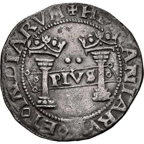 MEXICO, Mexico City, 2 reales, Charles-Joanna, "Early Series," assayer P to right, mintmark M to lef