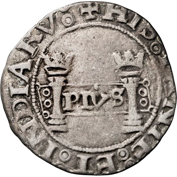 MEXICO, Mexico City, 1 real, Charles-Joanna, "Early Series," assayer P to left, mintmark M to right