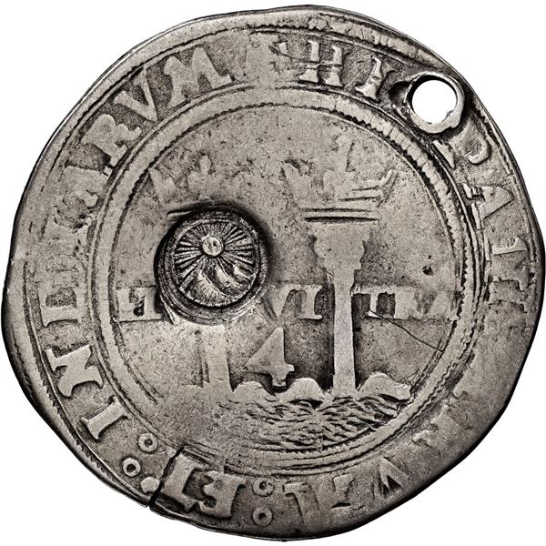 MEXICO, Mexico City, 4 reales, Charles-Joanna, "Late Series," assayer L to left, mintmark M to right