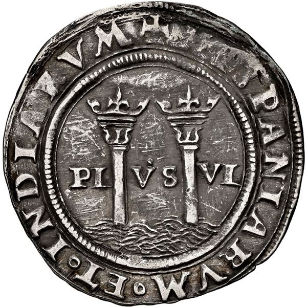 MEXICO, Mexico City, 1 real, Charles-Joanna, "Late Series," assayer A to left, mintmark M to right (