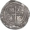 Image 2 : MEXICO, Mexico City, cob 4 reales, Philip II, assayer O below mintmark oM to right, denomination o-I