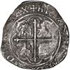 Image 2 : MEXICO, Mexico City, cob 4 reales, Philip II, assayer O below mintmark oM to left, denomination o-II